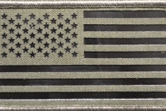 US Flag, OD Green, IR Field