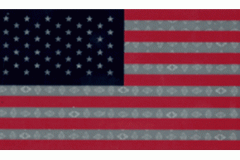 US Flag Patch, IR Garrison