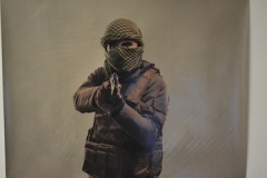 Terrorist with gun