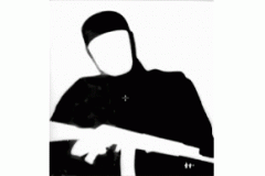 Half Man w/Gun Thermal View