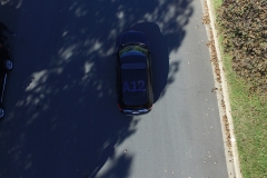Aerial view of thermal marker