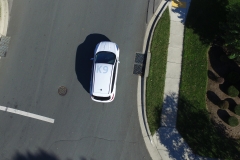 Aerial view of thermal marker