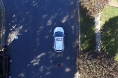 Aerial view of thermal marker