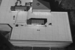 Aerial view of marker with thermal imager