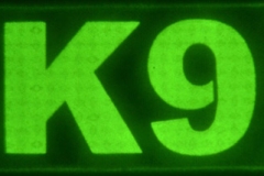 As seen with a Night Vision device