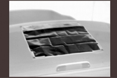View of Thermal panel on roof of vehicle