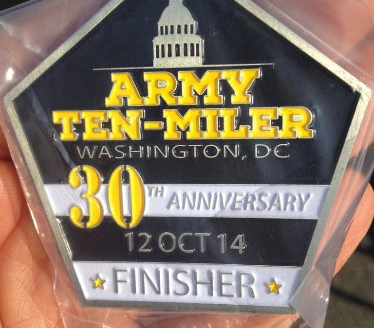 Army Ten miler finisher