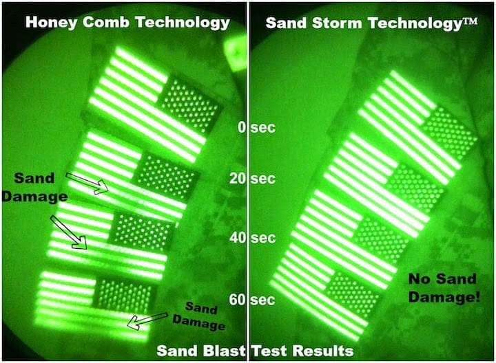 Sand blast test results SST shows no damage