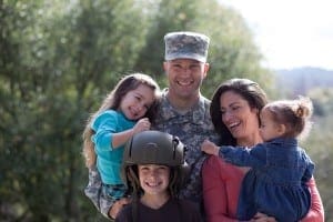 MILITARY FAMILY AT HOME
