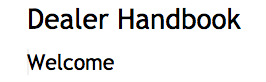 Dealer handbook link