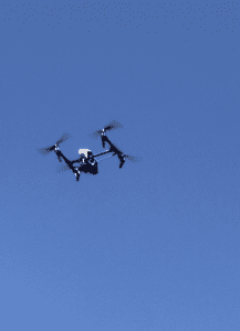 Drone with IR surveillance operation