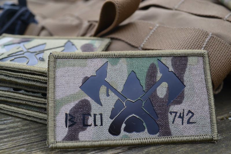 Multicam Custom Laser Cut Field IR patch