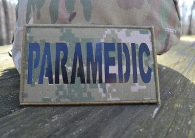 AOR2 Green Paramedic Laser Cut IR patch