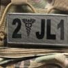 Custom laser cut Field IR patch