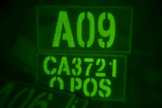 Call Sign in IR glow