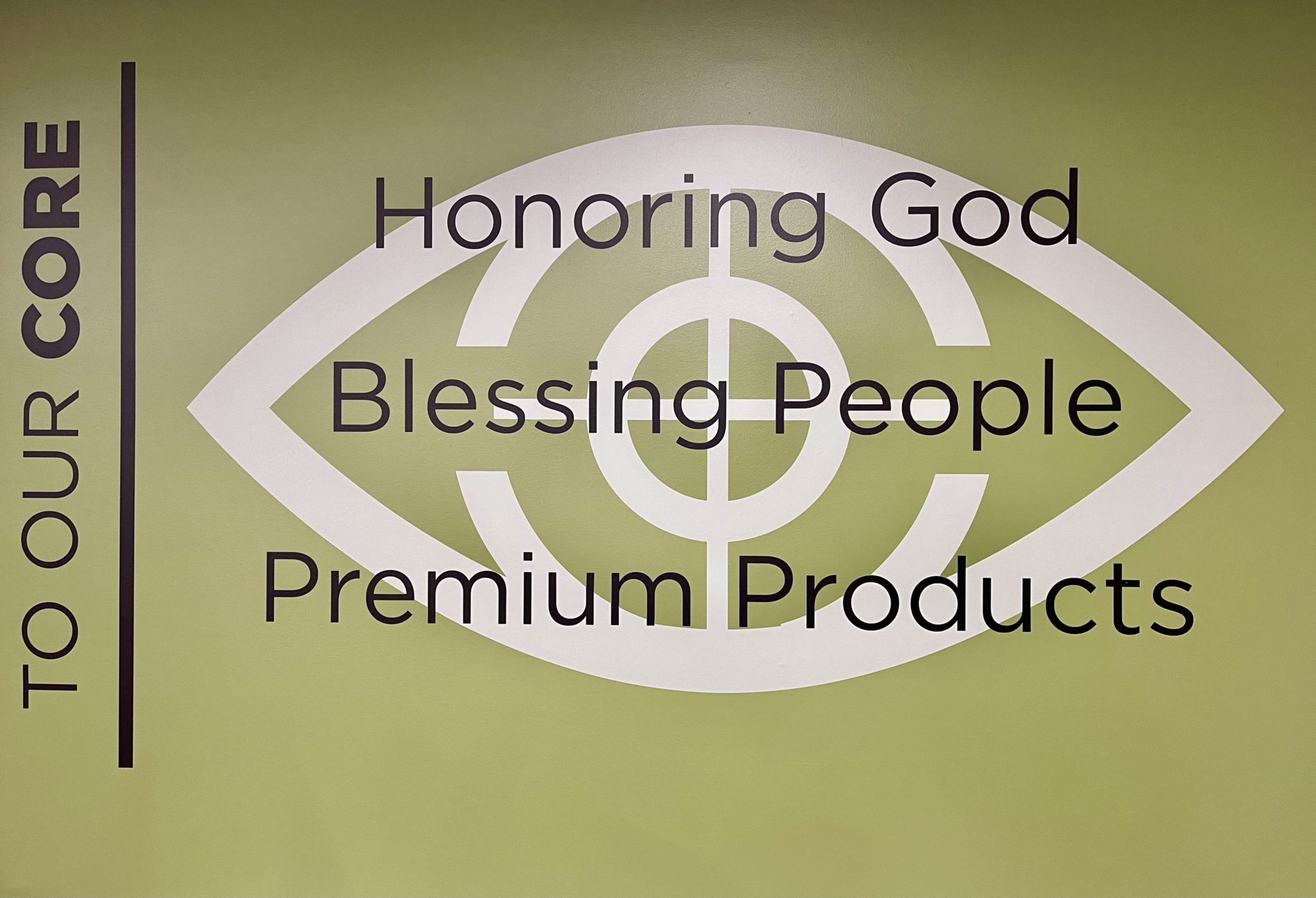 Honor God, Bless People, Premium Products