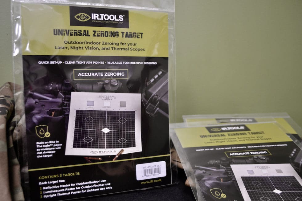 Zeroing Target for Thermal, Night Vision, and Laser Sights IR.Tools™