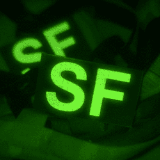 SF Printed IFF IR patch for covert operations.