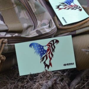 Patriot, Glow in the Dark Photoluminescent Safety Patch