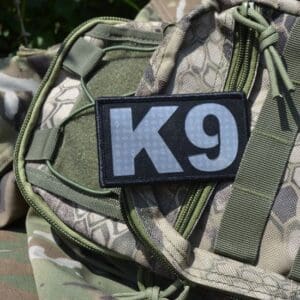 Noncovert K9 IR reflective IFF patch
