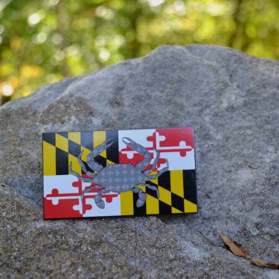 Maryland Flag Reflective Safety Patch