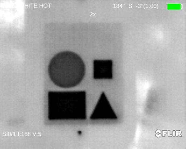 Thermal view of the IR Challenge Target
