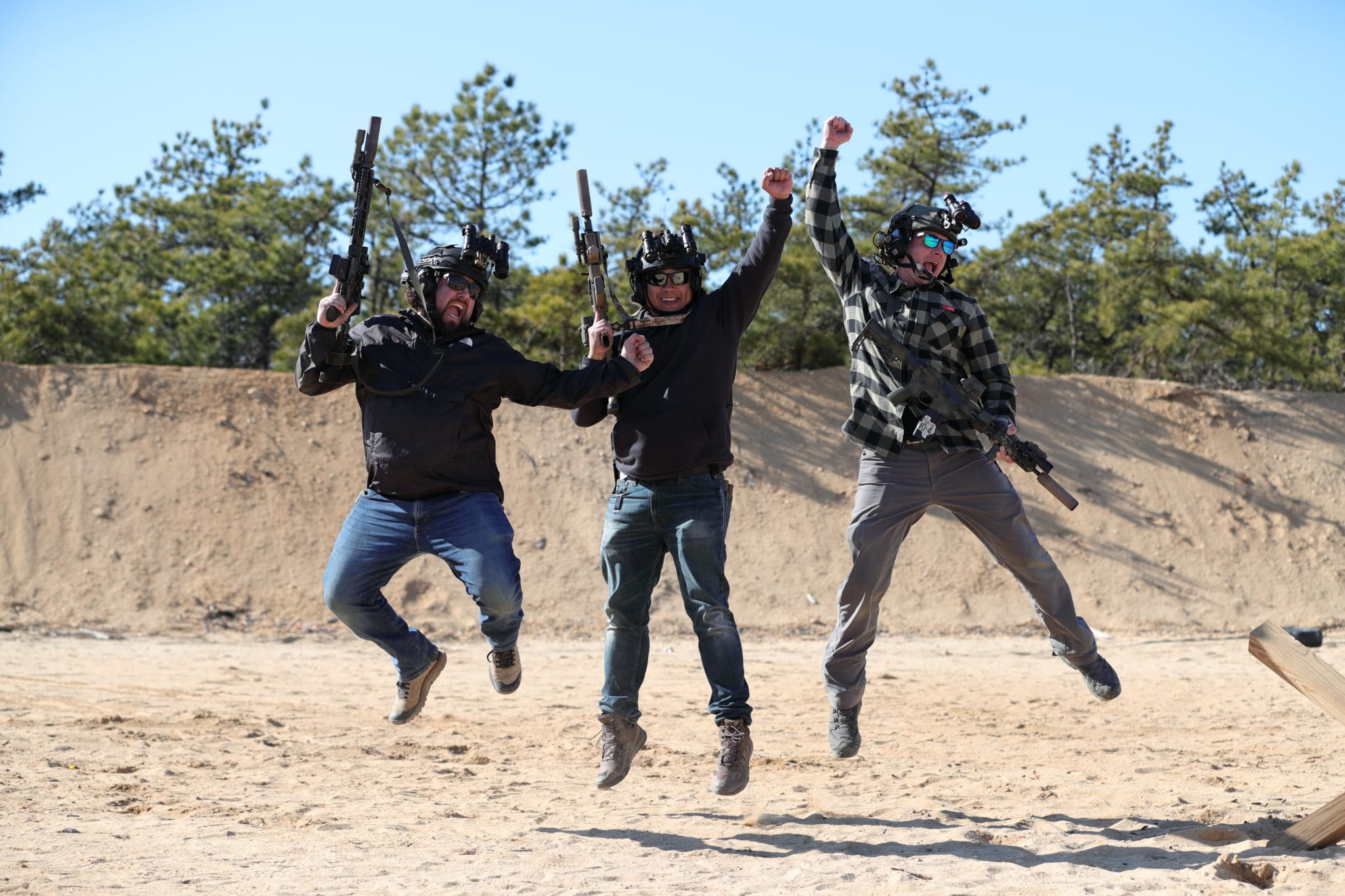 Buddies after a great day on the range!