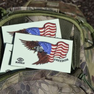 IR Patch Non-Covert: Printed US Flag: Choose Direction, Color, Film