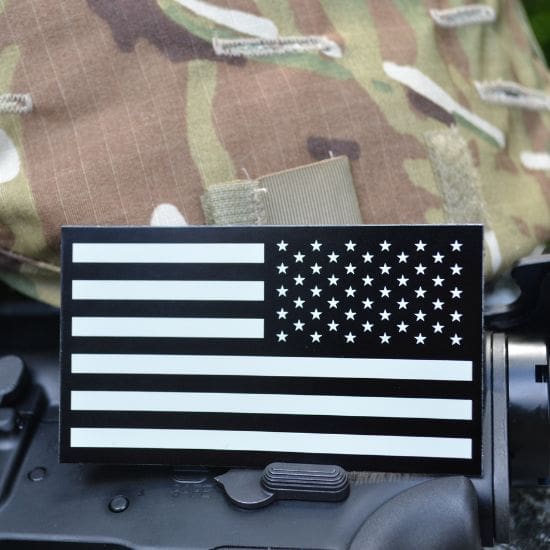 IR.Tools Field Infrared IR Forward American US Flag Patch Green/Black