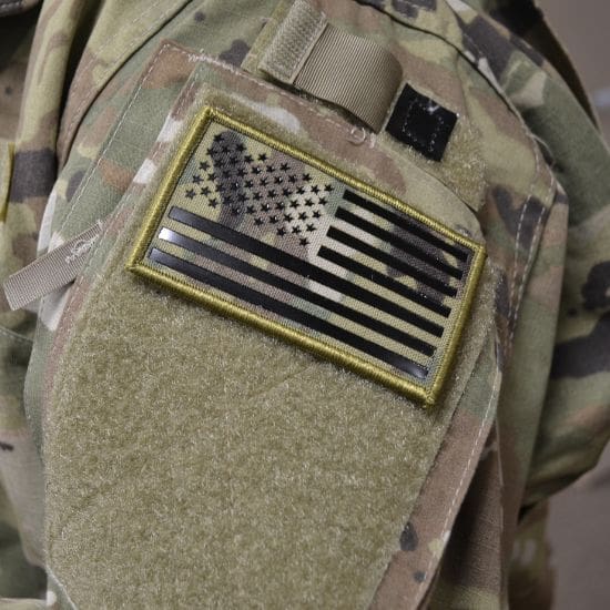 US Infrared Flag Patches