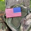 US Flag Patch, IR garrison, Non-covert, redwhiteblue