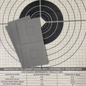 Pasters – Repair, Point of Aim, Zeroing