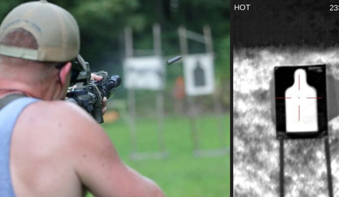 Hunter training with Thermal Targets fro accurate shots.