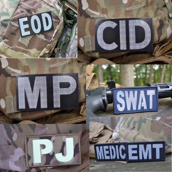 Non-Covert MEDIC IR Patch: Choose Style, Color, Film