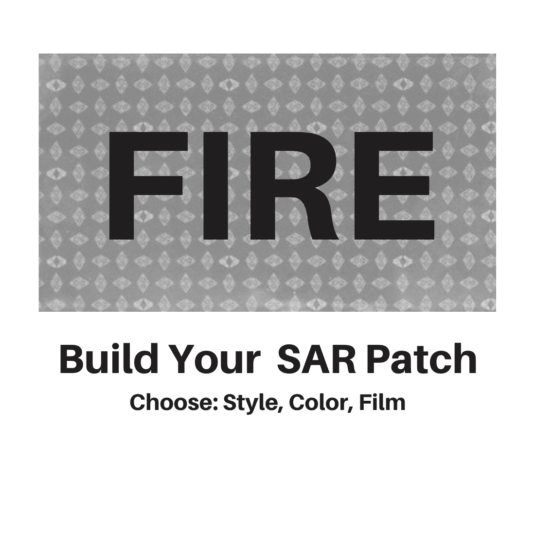 FIRE NonCovert IR Patch Choose Style, Color, Film IR.Tools™