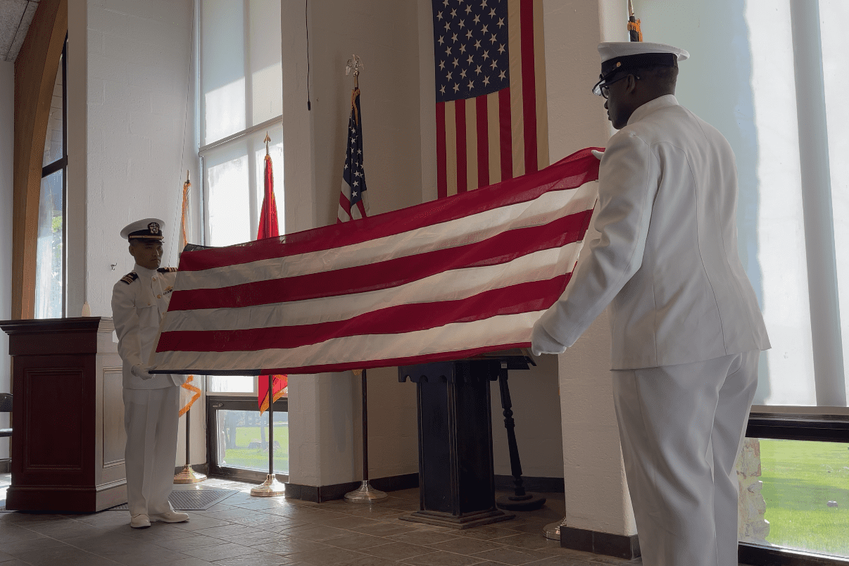 Memorial Service for Fallen hero