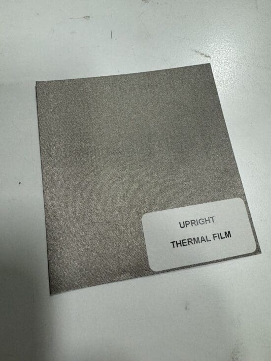 Upright Thermal film decal 4x4