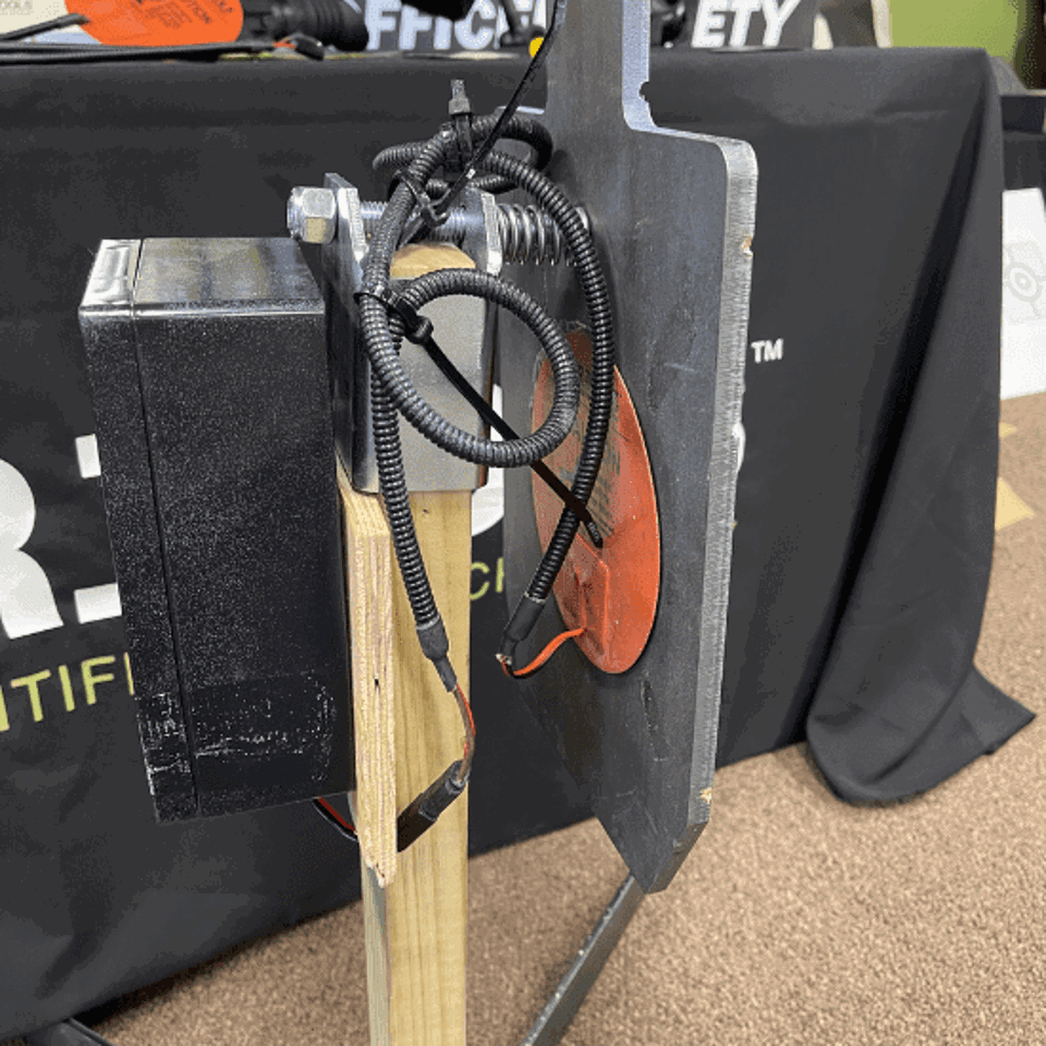 TARGET, SILHOUETTE, STEEL, 1/2 AR550, 12X20, READY FOR HEATER IR.Tools™