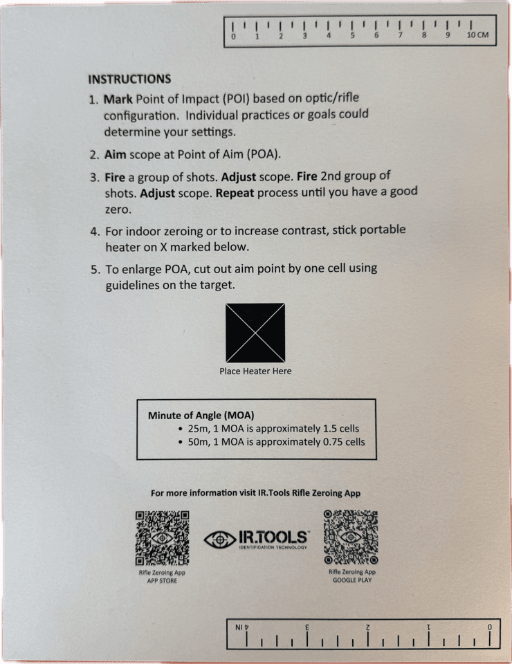 Upright Thermal Zeroing Target Kit | IR.Tools™