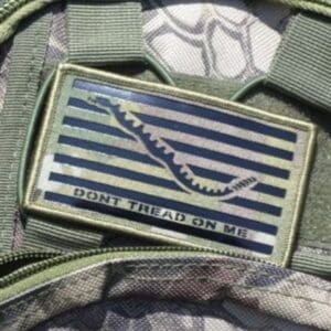 DON'T TREAD ON ME PATCH, MULTICAM, FIELD 3.5"X2"