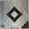 UPRIGHT THERMAL BULLSEYE TARGET DECAL WITH REPAIR PASTERS,KIT 3EA