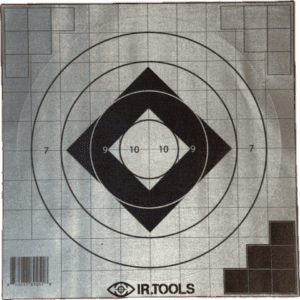 UPRIGHT THERMAL BULLSEYE TARGET DECAL WITH REPAIR PASTERS,KIT 3EA