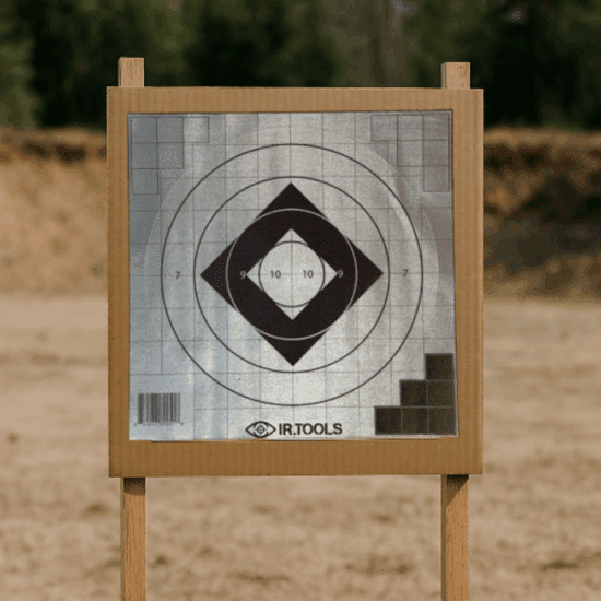 UPRIGHT THERMAL BULLSEYE TARGET DECAL WITH REPAIR PASTERS,KIT 3EA