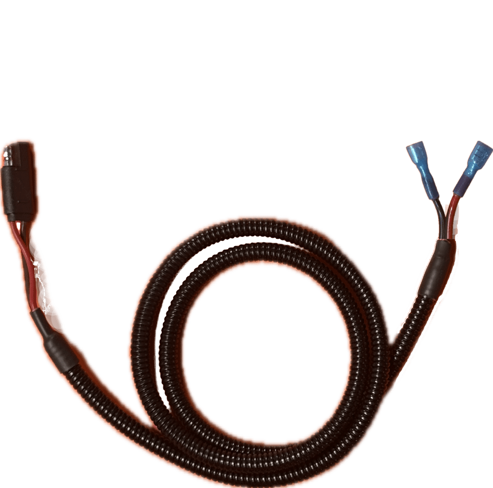 45In Sae Cable, Shielded, Quick Disconnect To Push-On