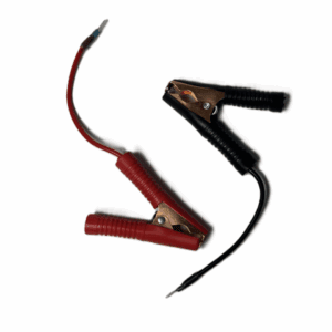 Alligator Clamp to Male Terminal Power Target Leads Pair