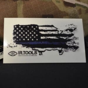 Us Blue Patch Photoluminescent 3.5"X2"