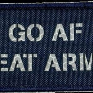 Go Af Beat Army, Blue-White, 3.5X2, Service Academy