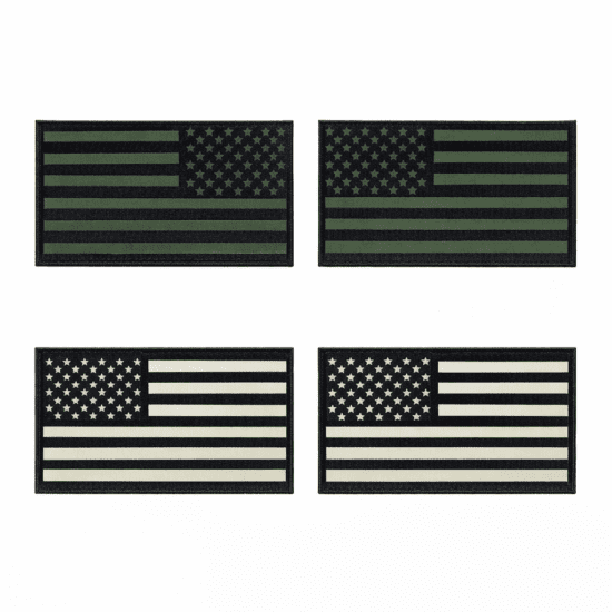 us flag printed ir field