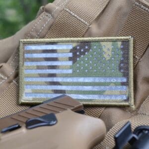 Laser Cut US Flag Non-Covert