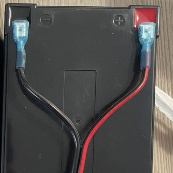 quarter inch push on terminal power cable